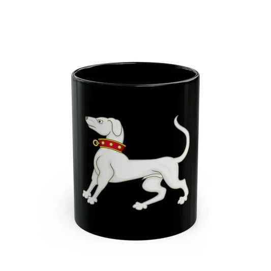 Greyhound of Richmond Badge of Henry VII - Black Coffee Mug 11oz - Go Mug Yourself