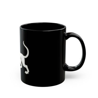 Greyhound of Richmond Badge of Henry VII - Black Coffee Mug-Go Mug Yourself