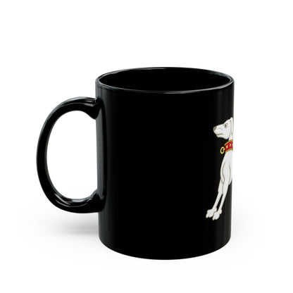 Greyhound of Richmond Badge of Henry VII - Black Coffee Mug-Go Mug Yourself