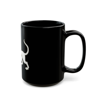 Greyhound of Richmond Badge of Henry VII - Black Coffee Mug-Go Mug Yourself