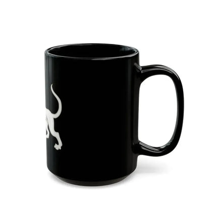 Greyhound of Richmond Badge of Henry VII - Black Coffee Mug - Go Mug Yourself
