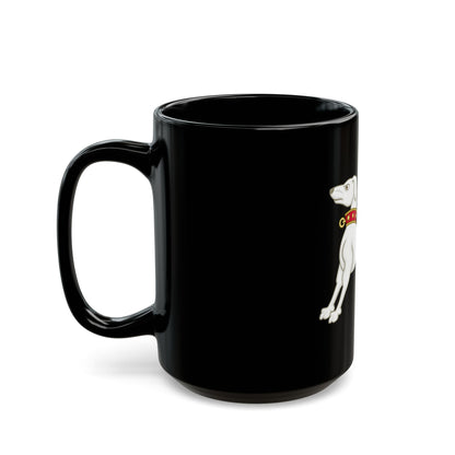 Greyhound of Richmond Badge of Henry VII - Black Coffee Mug-Go Mug Yourself