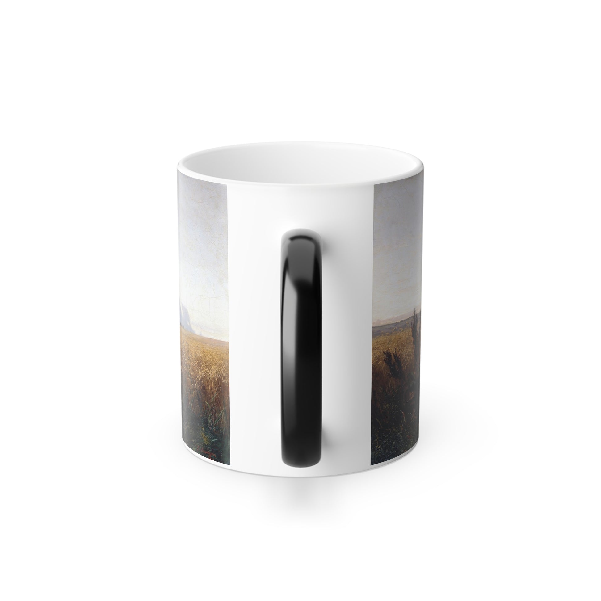 Grigoriy Myasoyedov (1835-1911) The Road in the Rye - Oil on Canvas 1881 - Color Changing Mug 11oz-Go Mug Yourself