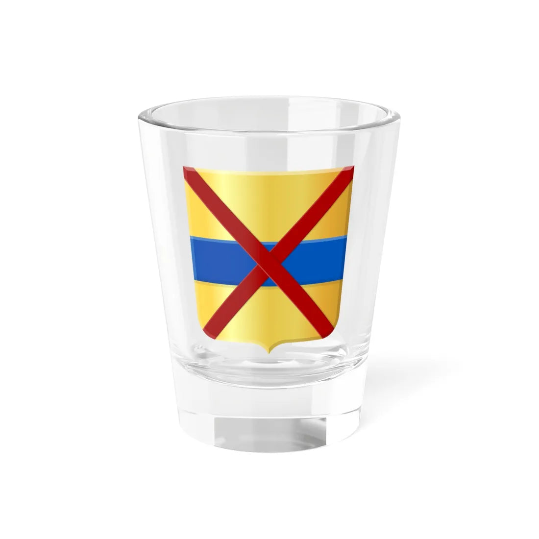 Grimbergen wapen (Belgium) (Coat of Arms) Shot Glass 1.5oz 1.5oz - Go Mug Yourself