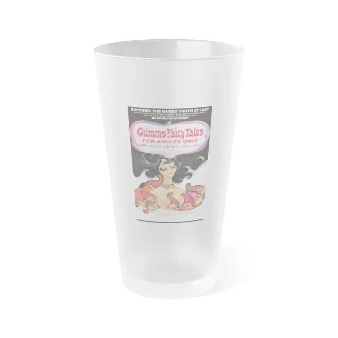 GRIMMS FAIRY TALES FOR ADULTS 1970 Movie Poster - Frosted Pint Glass 16oz Default Title - Go Mug Yourself