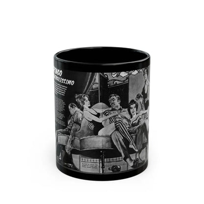 Gringo Generalissimo, Adventure, December 1963 - Black Coffee Mug-11oz-Go Mug Yourself