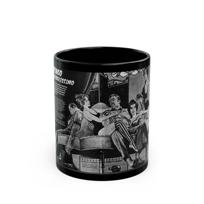 Gringo Generalissimo, Adventure, December 1963 - Black Coffee Mug 11oz - Go Mug Yourself