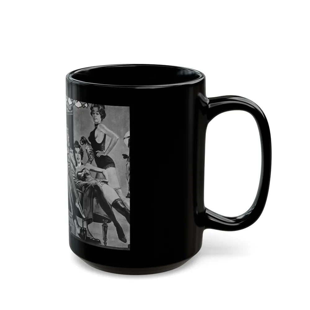 Gringo Generalissimo, Adventure, December 1963 - Black Coffee Mug-Go Mug Yourself