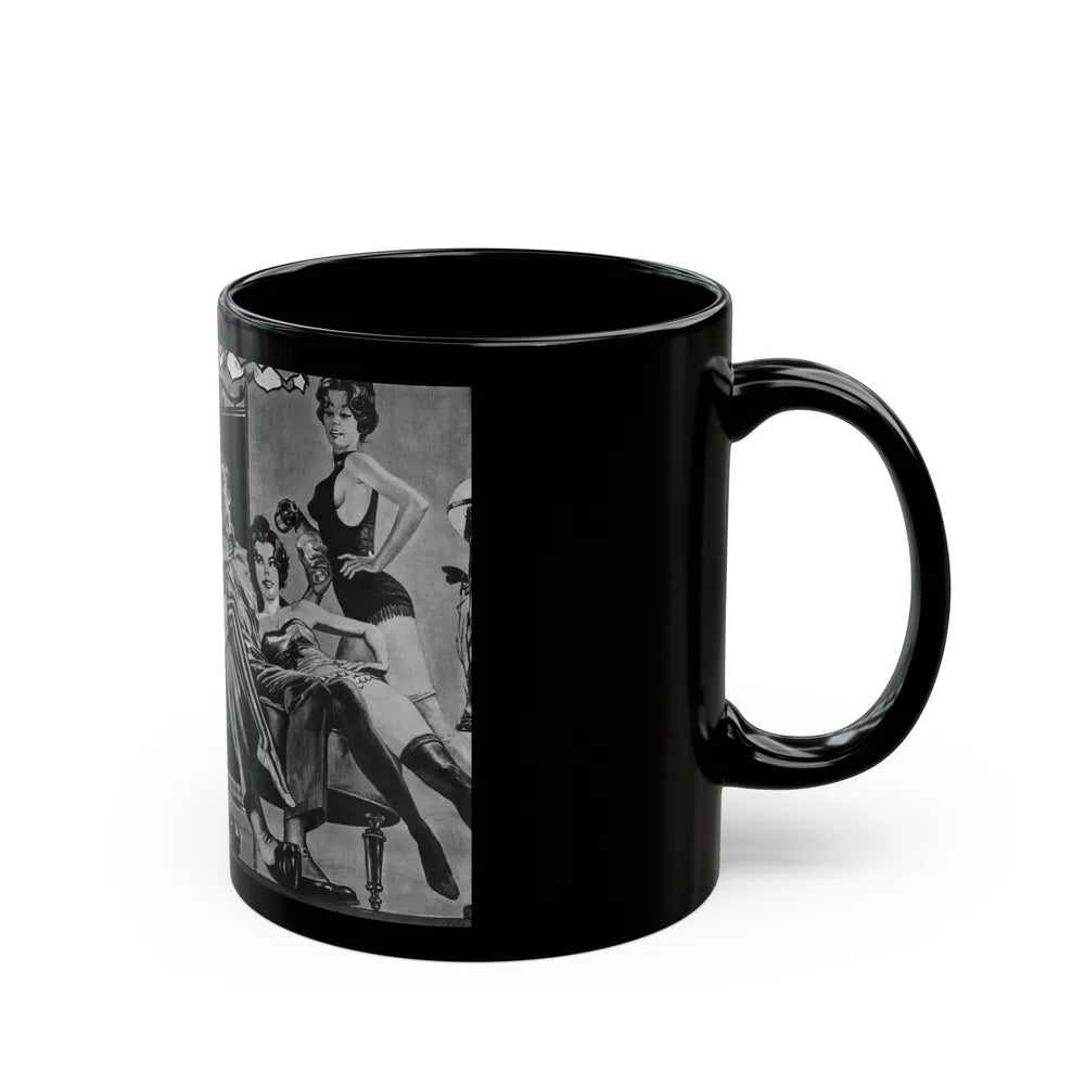 Gringo Generalissimo, Adventure, December 1963 - Black Coffee Mug-Go Mug Yourself