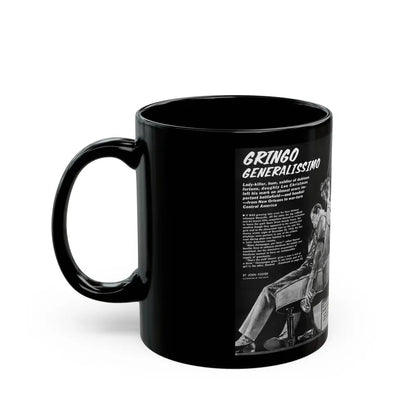 Gringo Generalissimo, Adventure, December 1963 - Black Coffee Mug - Go Mug Yourself
