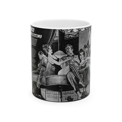 Gringo Generalissimo, Adventure, December 1963 - White Coffee Mug 11oz - Go Mug Yourself