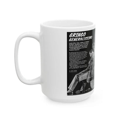 Gringo Generalissimo, Adventure, December 1963 - White Coffee Mug - Go Mug Yourself