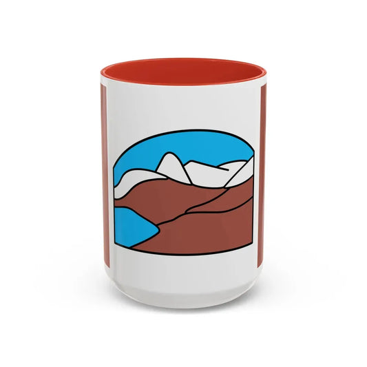 Grise Fiord Nunavut Canada - Accent Coffee Mug 15oz Red - Go Mug Yourself