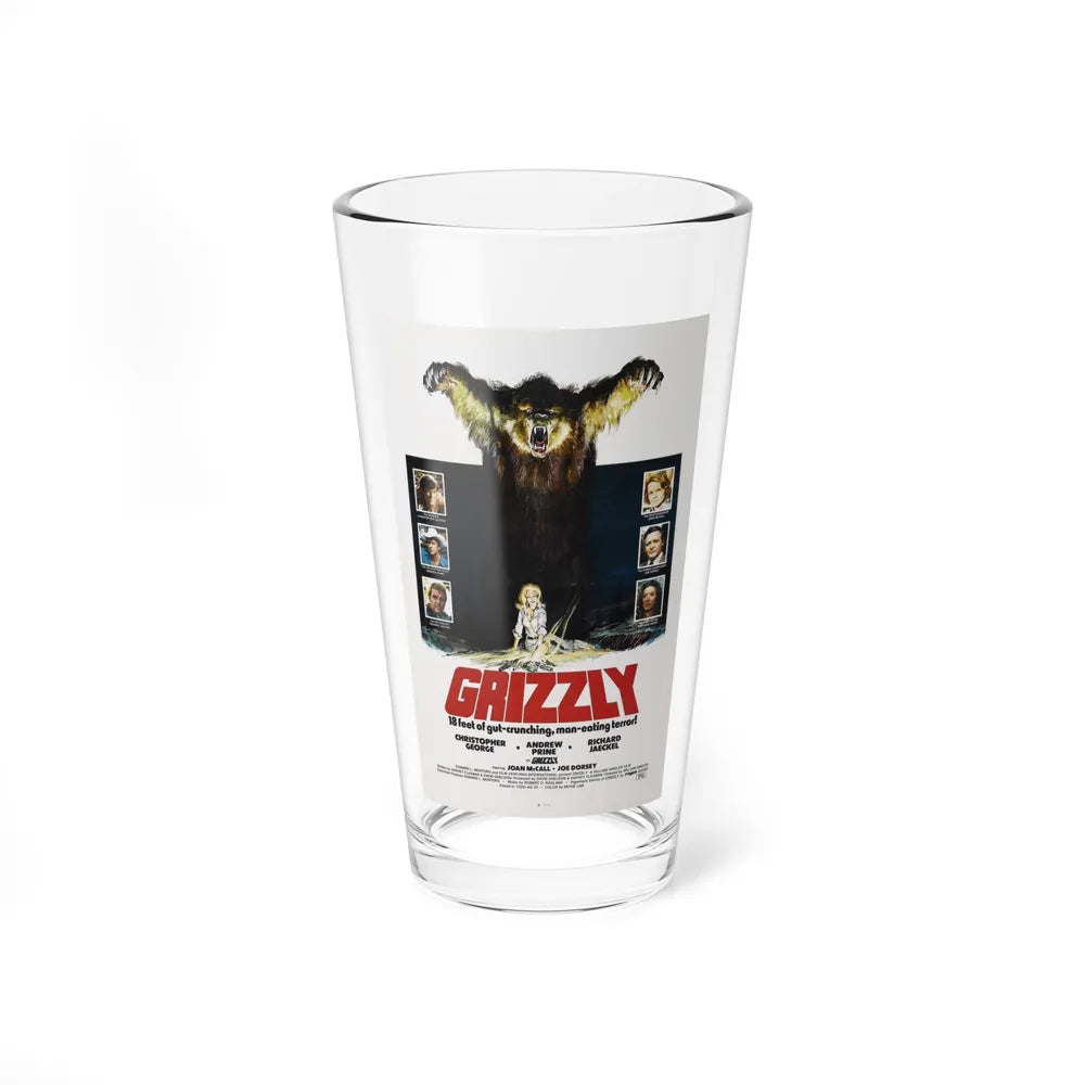 GRIZZLY 1976 Movie Poster - Pint Glass 16oz-16oz-Go Mug Yourself