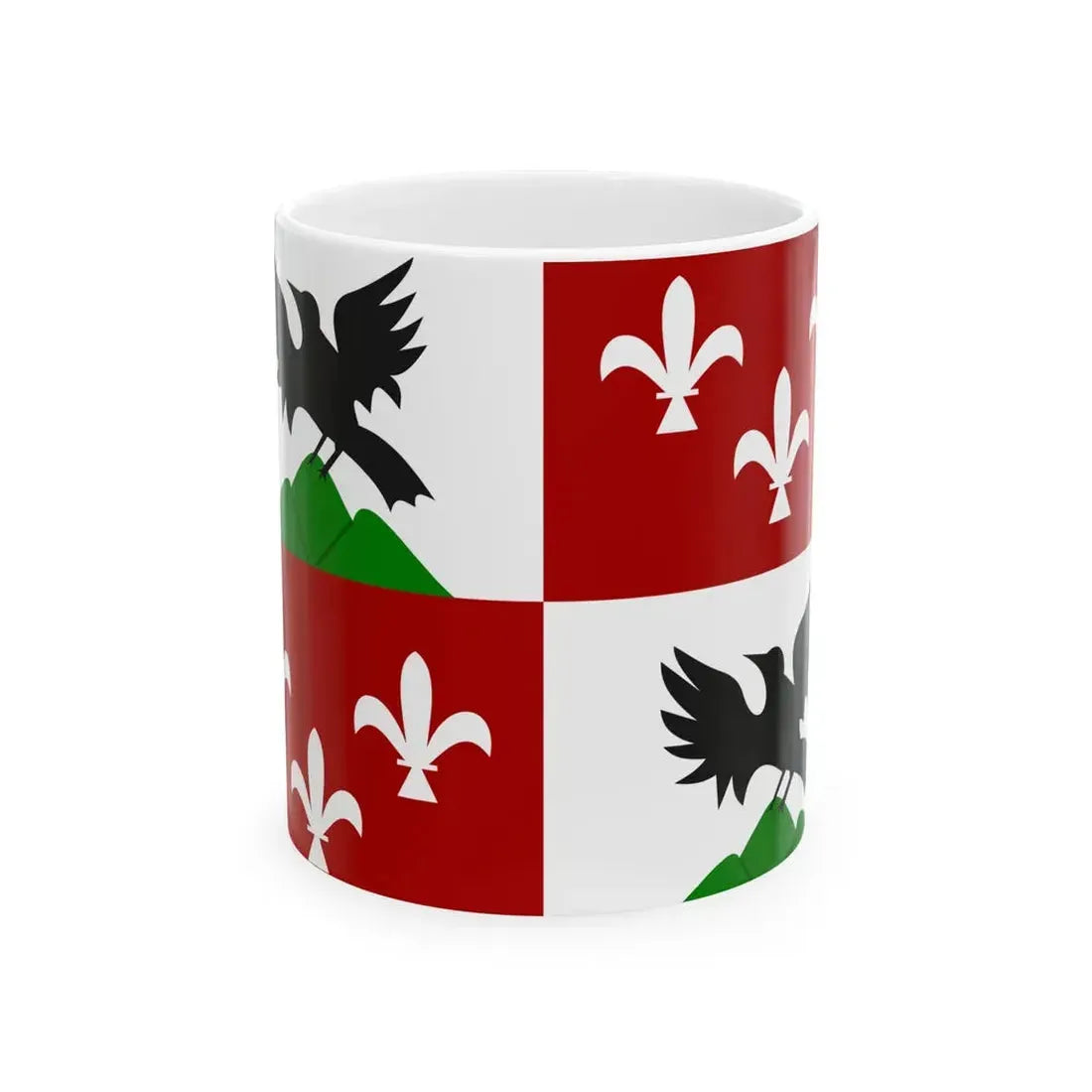 Grobbendonk vlag (Belgium) White Coffee Mug 11oz - Go Mug Yourself