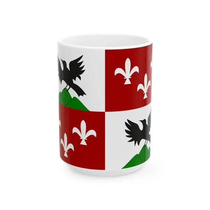 Grobbendonk vlag (Belgium) White Coffee Mug 15oz - Go Mug Yourself