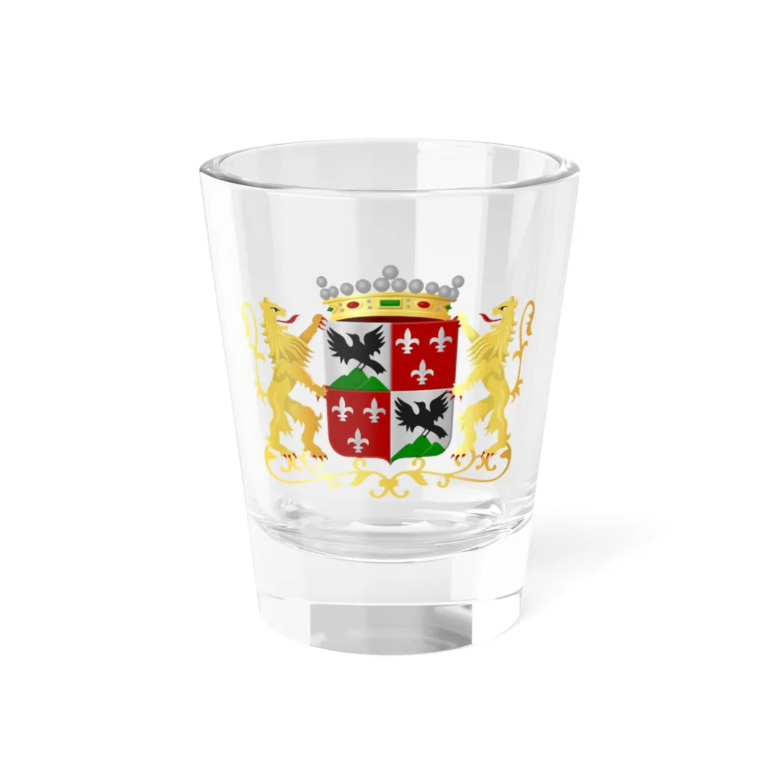 Grobbendonk wapen2 (Belgium) (Coat of Arms) Shot Glass 1.5oz 1.5oz - Go Mug Yourself