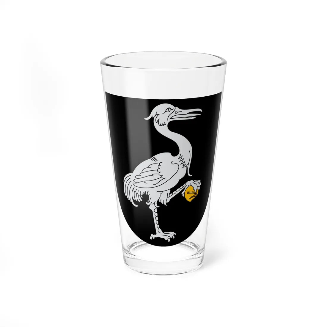 Grobina COA (Latvia) (Coat of Arms) Pint Glass 16oz 16oz - Go Mug Yourself