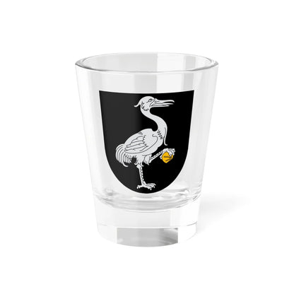 Grobina COA (Latvia) (Coat of Arms) Shot Glass 1.5oz 1.5oz - Go Mug Yourself