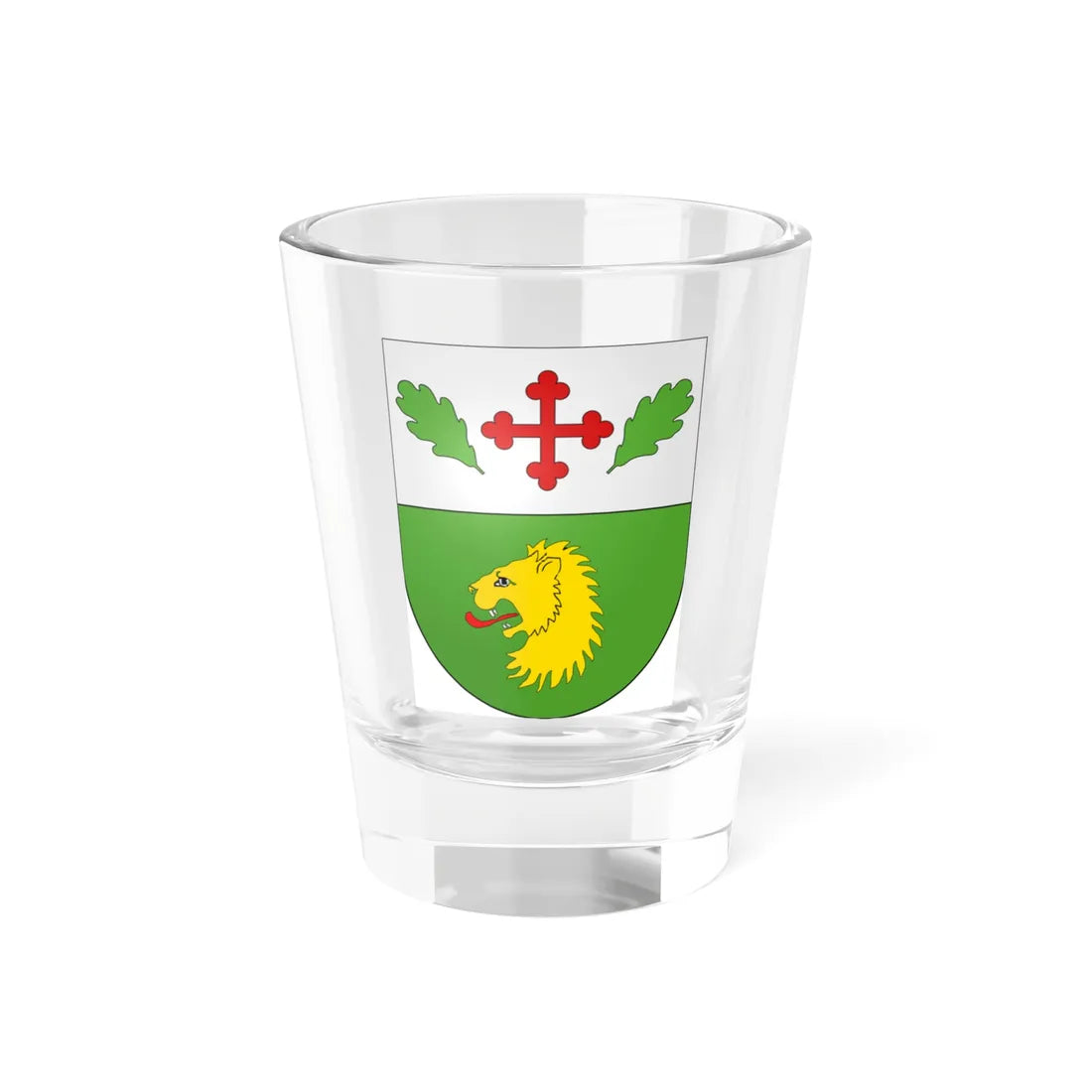 Grolley-Ponthaux-coat of arms (Switzerland) (Coat of Arms) Shot Glass 1.5oz 1.5oz - Go Mug Yourself