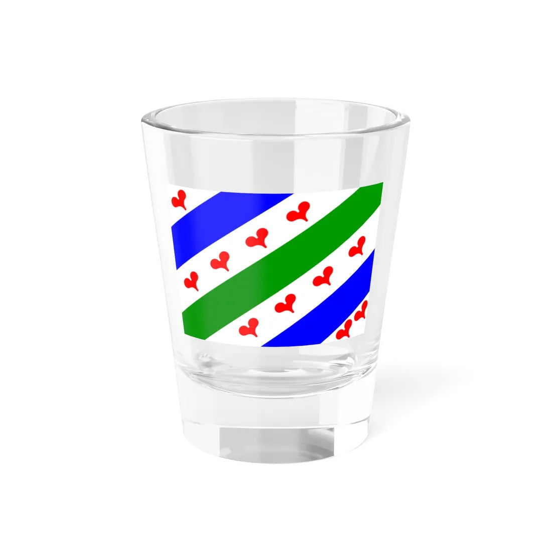 Groningenvlagvoorstel 1 (Netherlands) Shot Glass 1.5oz 1.5oz - Go Mug Yourself