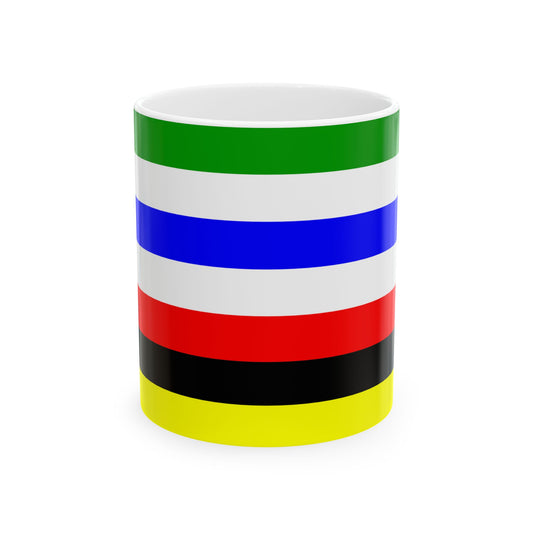 Groningenvlagvoorstel 2 (Netherlands) White Coffee Mug-11oz-Go Mug Yourself