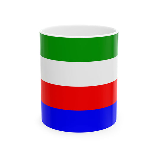 Groningenvlagvoorstel 3 (Netherlands) White Coffee Mug-11oz-Go Mug Yourself