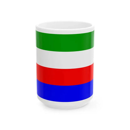 Groningenvlagvoorstel 3 (Netherlands) White Coffee Mug 15oz - Go Mug Yourself