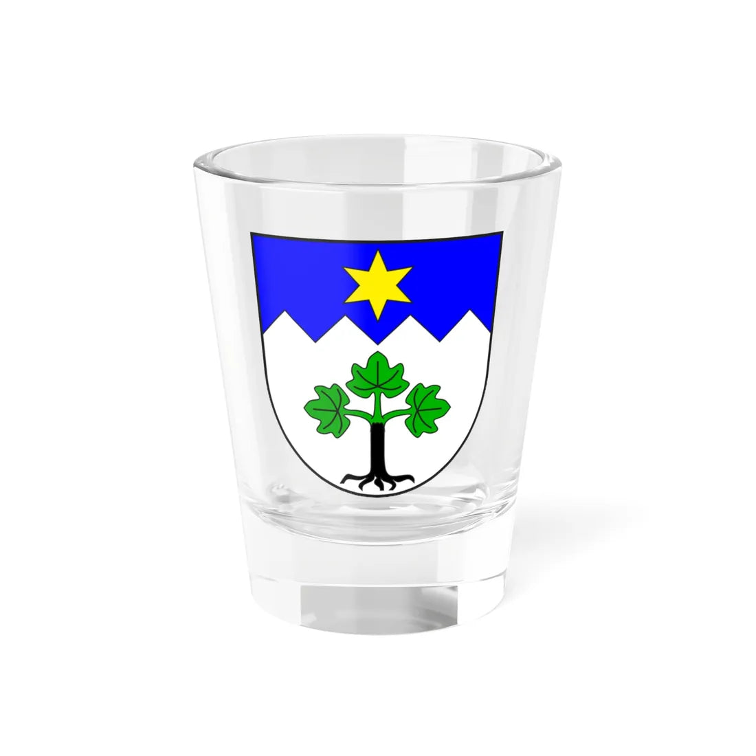Grono wappen (Switzerland) (Coat of Arms) Shot Glass 1.5oz 1.5oz - Go Mug Yourself