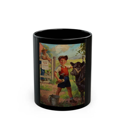 Grooming for the County Fair - Black Coffee Mug-11oz-Go Mug Yourself