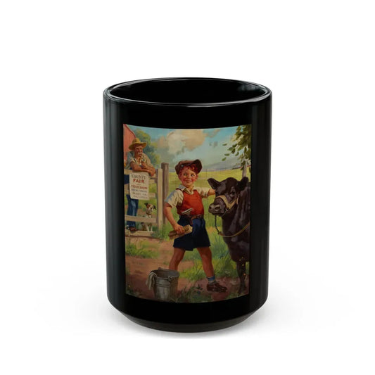 Grooming for the County Fair - Black Coffee Mug 15oz - Go Mug Yourself