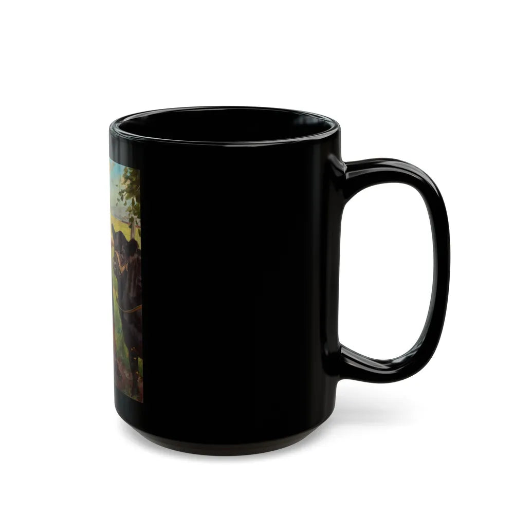 Grooming for the County Fair - Black Coffee Mug-Go Mug Yourself