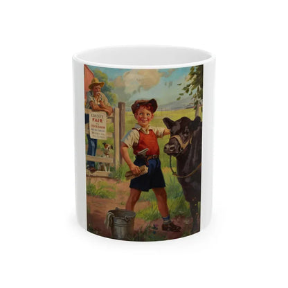 Grooming for the County Fair - White Coffee Mug 11oz - Go Mug Yourself