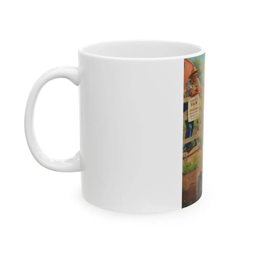 Grooming for the County Fair - White Coffee Mug - Go Mug Yourself