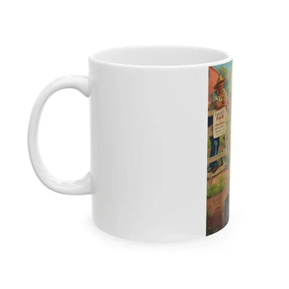Grooming for the County Fair - White Coffee Mug - Go Mug Yourself