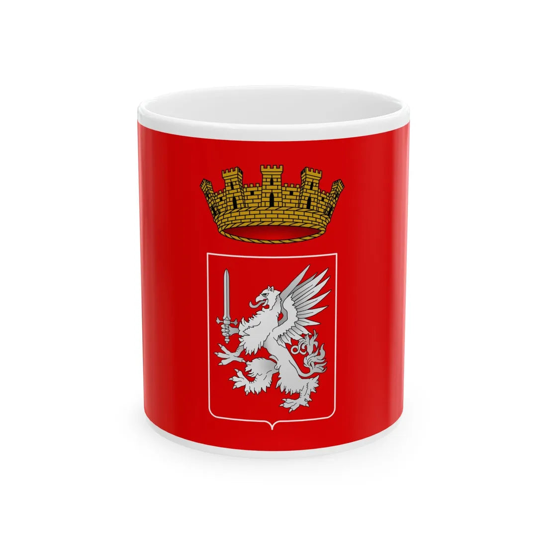 Grosseto-Bandiera (Italy) White Coffee Mug 11oz - Go Mug Yourself
