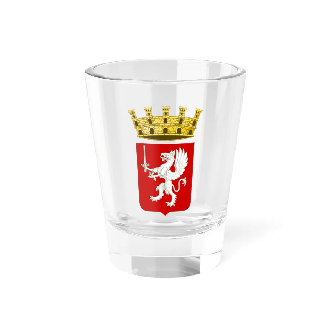 Grosseto-Stemma (Italy) (Coat of Arms) Shot Glass 1.5oz 1.5oz - Go Mug Yourself