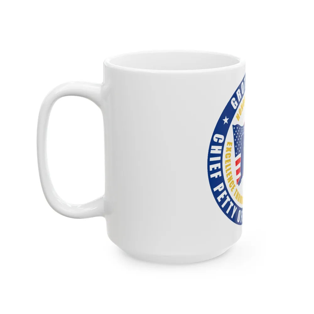 Groton Area CPOA Chief Petty Officer Associations (U.S. Navy) White Coffee Mug-Go Mug Yourself