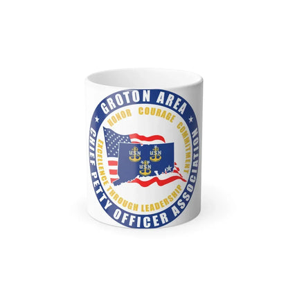 Groton Area CPOA Chief Petty Officer Associations (U.S. Navy) Color Changing Mug 11oz Default Title 11oz - Go Mug Yourself