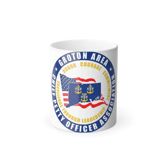 Groton Area CPOA Chief Petty Officer Associations (U.S. Navy) Color Changing Mug 11oz Default Title 11oz - Go Mug Yourself