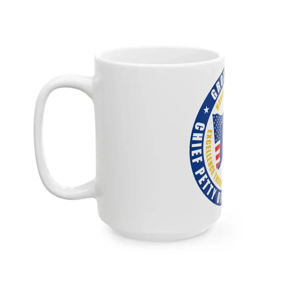Groton Area CPOA Chief Petty Officer Associations (U.S. Navy) White Coffee Mug - Go Mug Yourself