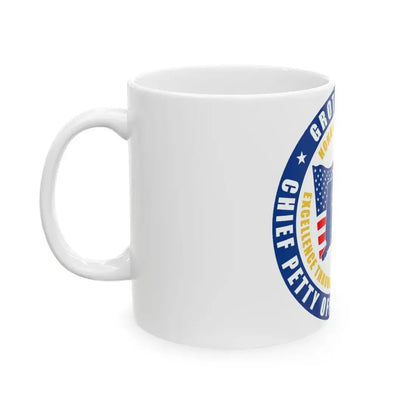 Groton Area CPOA Chief Petty Officer Associations (U.S. Navy) White Coffee Mug - Go Mug Yourself