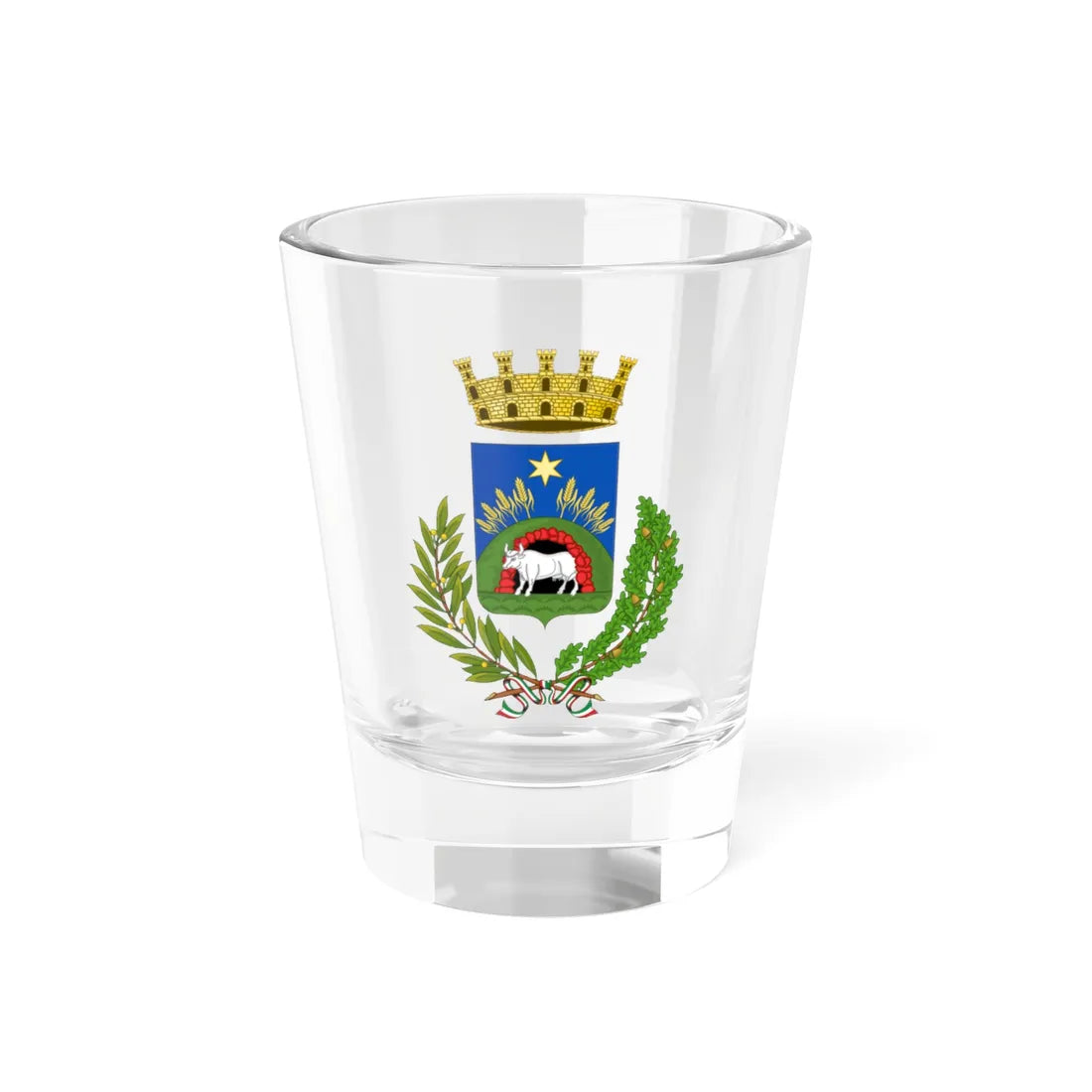 Grottaglie-Stemma (Italy) (Coat of Arms) Shot Glass 1.5oz 1.5oz - Go Mug Yourself