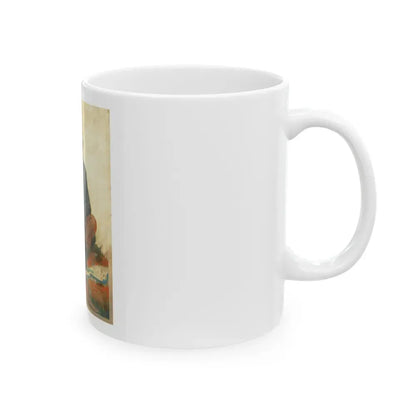 Groundhog's Day, original illustration - White Coffee Mug - Go Mug Yourself