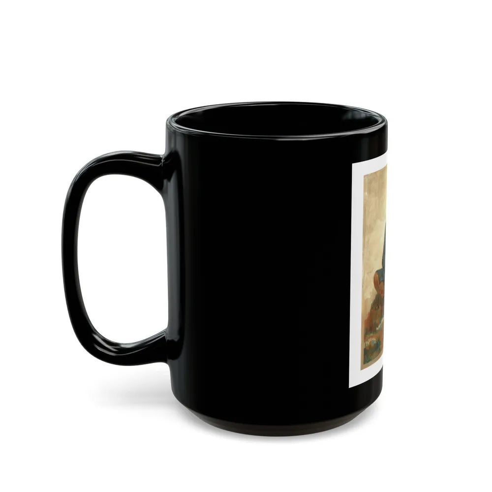 Groundhog's Day, original illustration - Black Coffee Mug-Go Mug Yourself