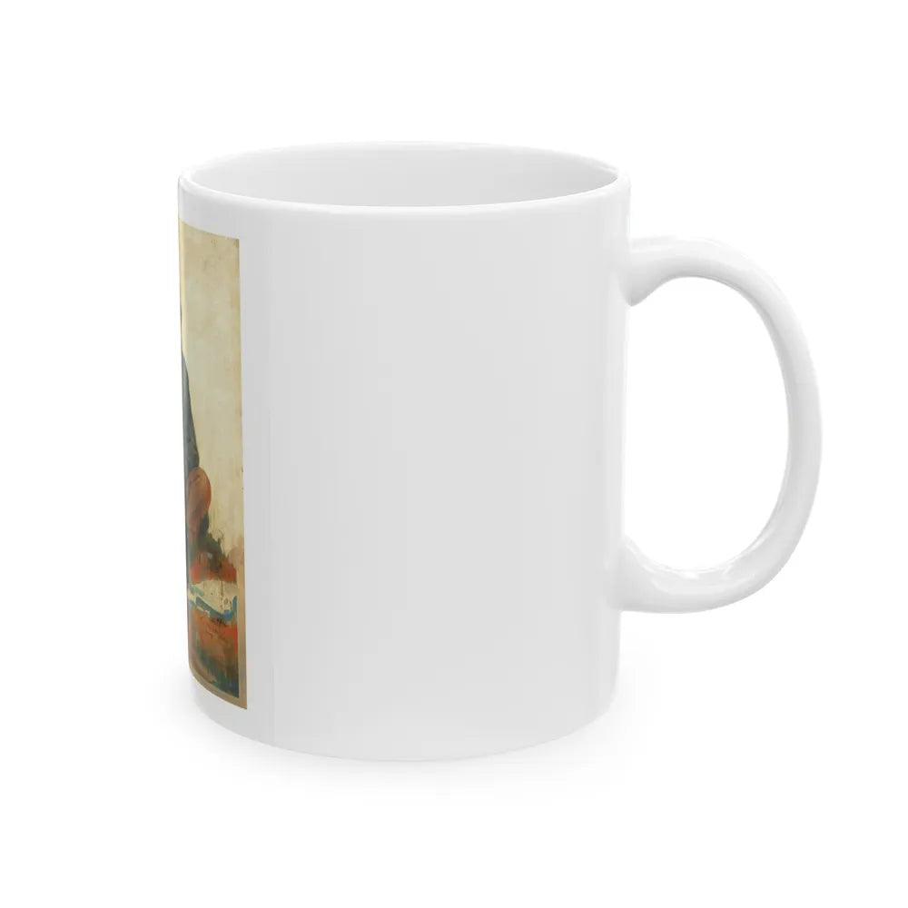 Groundhog's Day, original illustration - White Coffee Mug-Go Mug Yourself