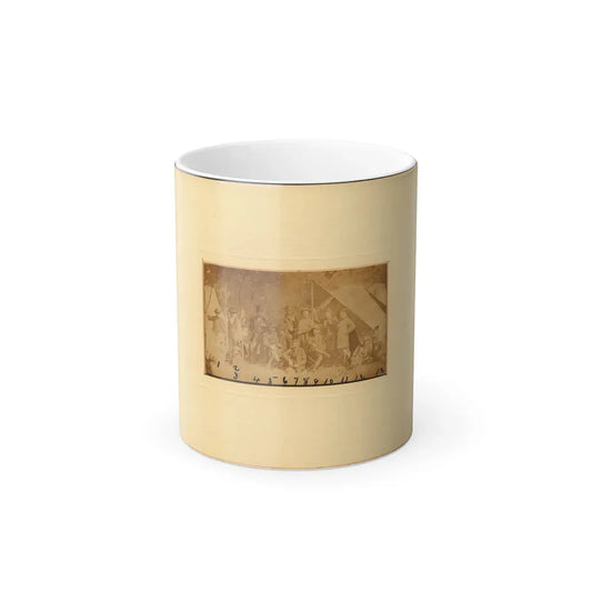 Group at Secret Service Headquarters at Antietam, Maryland (U.S. Civil War) Color Changing Coffee Mug 11oz Default Title 11oz - Go Mug Yourself