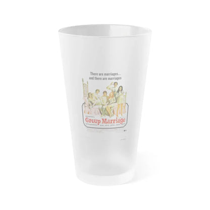 GROUP MARRIAGE 1972 Movie Poster - Frosted Pint Glass 16oz Default Title - Go Mug Yourself