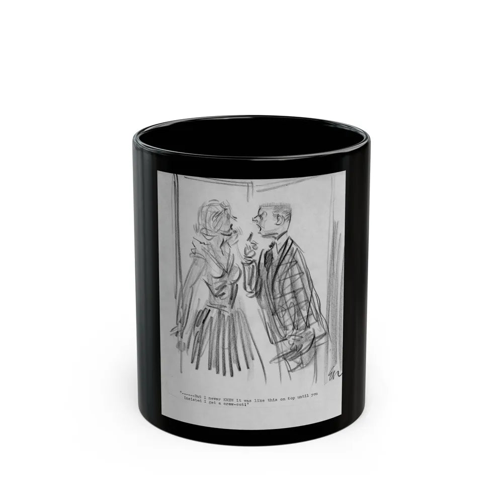 Group of Five illustrations (2) - Black Coffee Mug-11oz-Go Mug Yourself