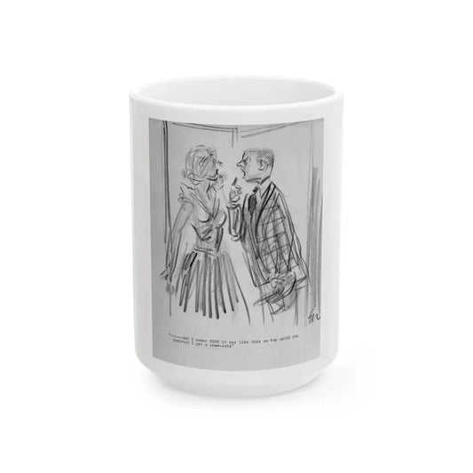 Group of Five illustrations (2) - White Coffee Mug 15oz - Go Mug Yourself